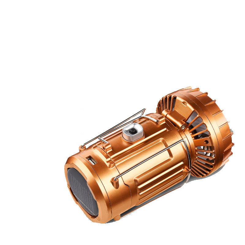 Waterproof Solar Fan: Portable Electric Fan for Camping, BBQ & Climbing