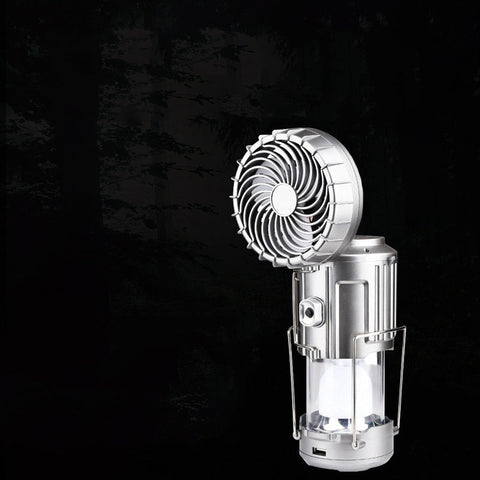 Waterproof Solar Fan: Portable Electric Fan for Camping, BBQ & Climbing
