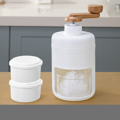 Manual Ice Shaver: Household Slushie Maker & Ice Crusher for Stalls