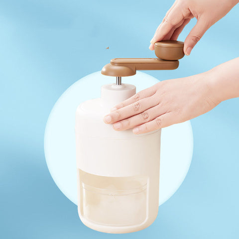 Manual Ice Shaver: Household Slushie Maker & Ice Crusher for Stalls